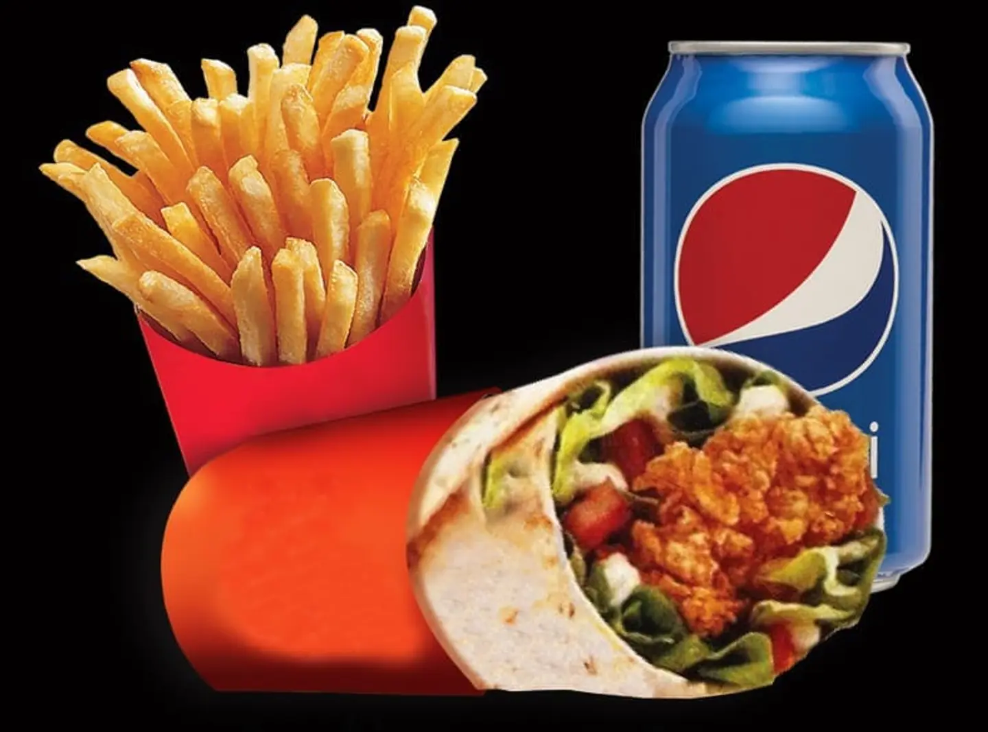 وجبة ساندوتش رول الدحاج