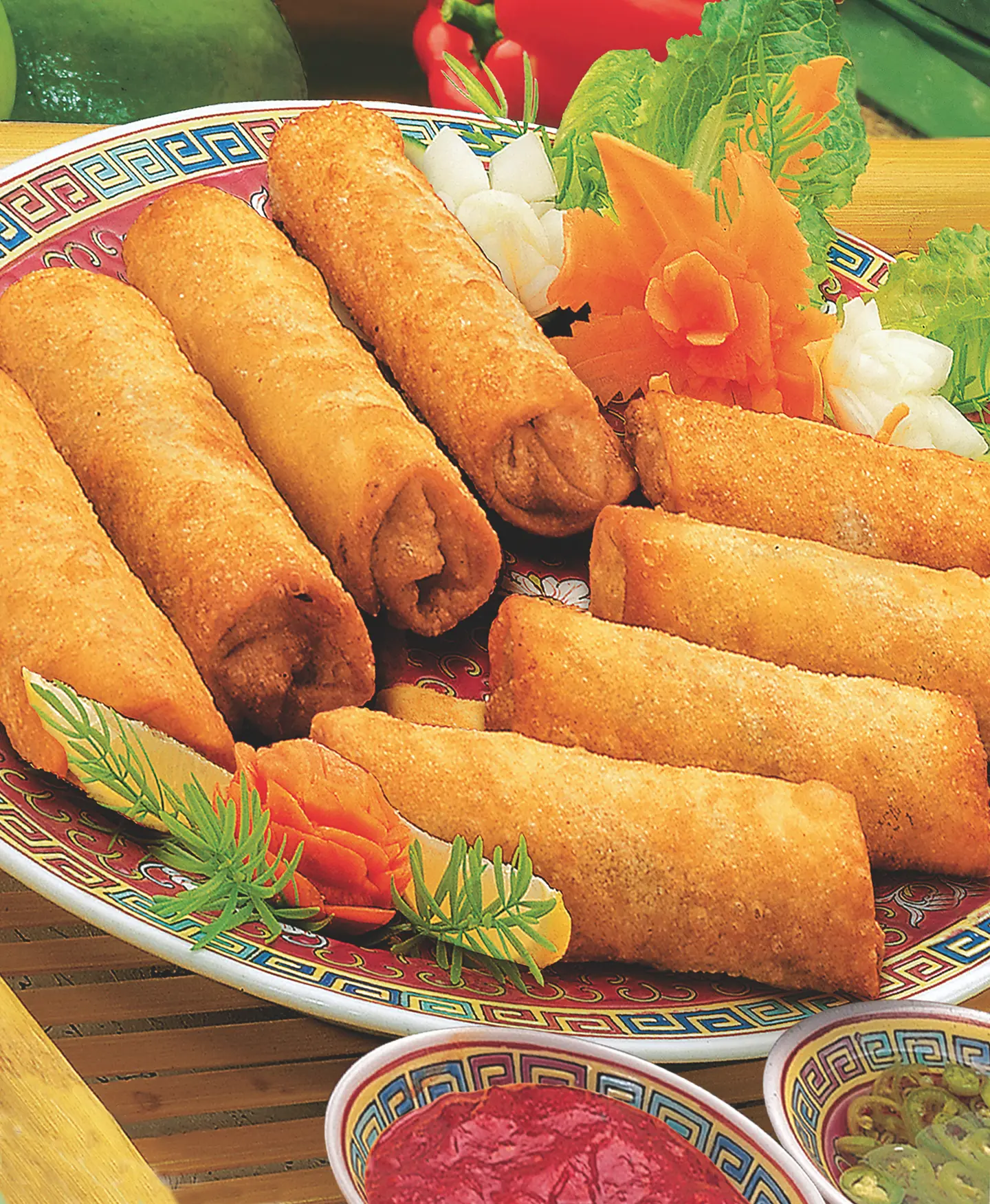 سبرينج رول بالخضار