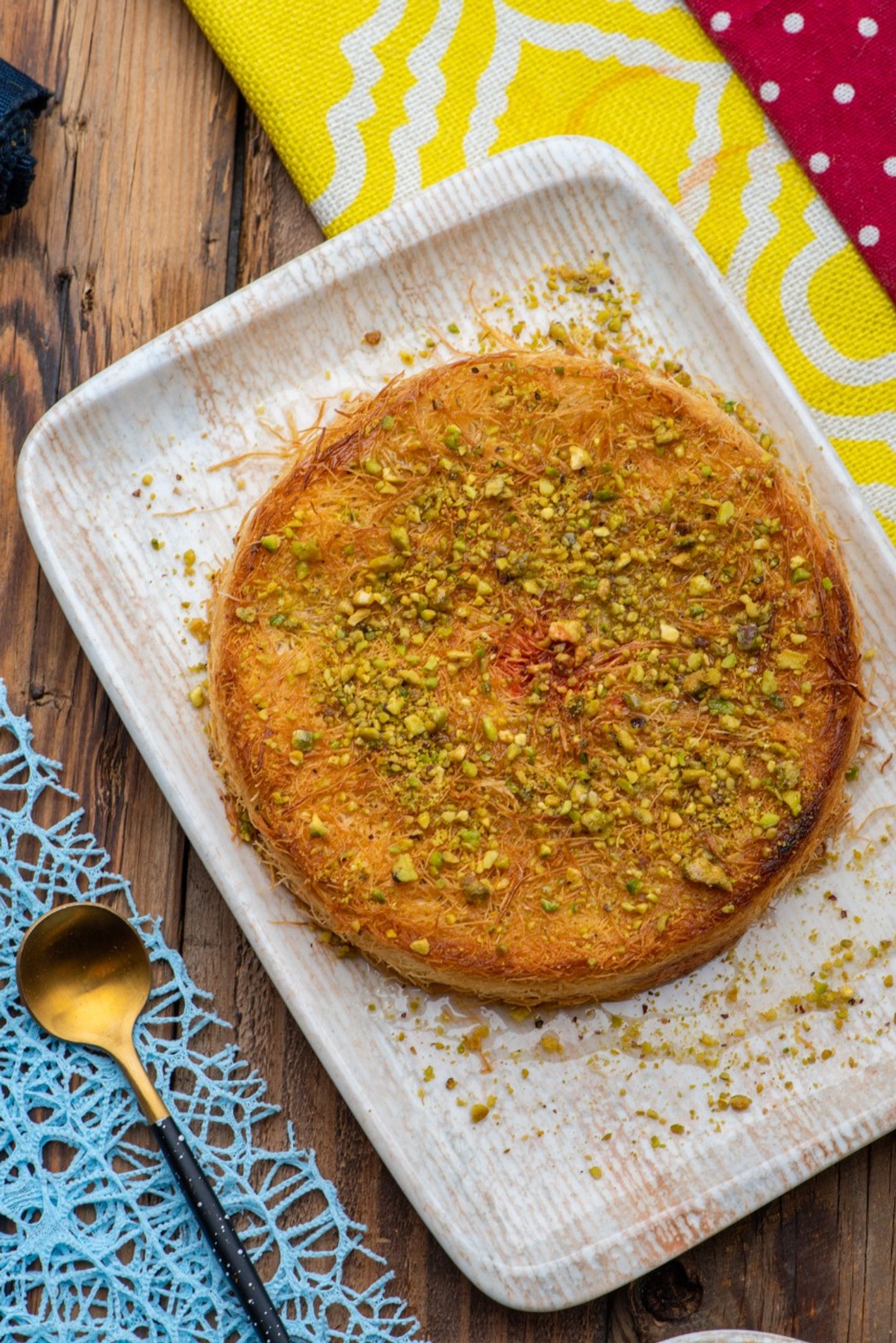 كنافة بالقشطة