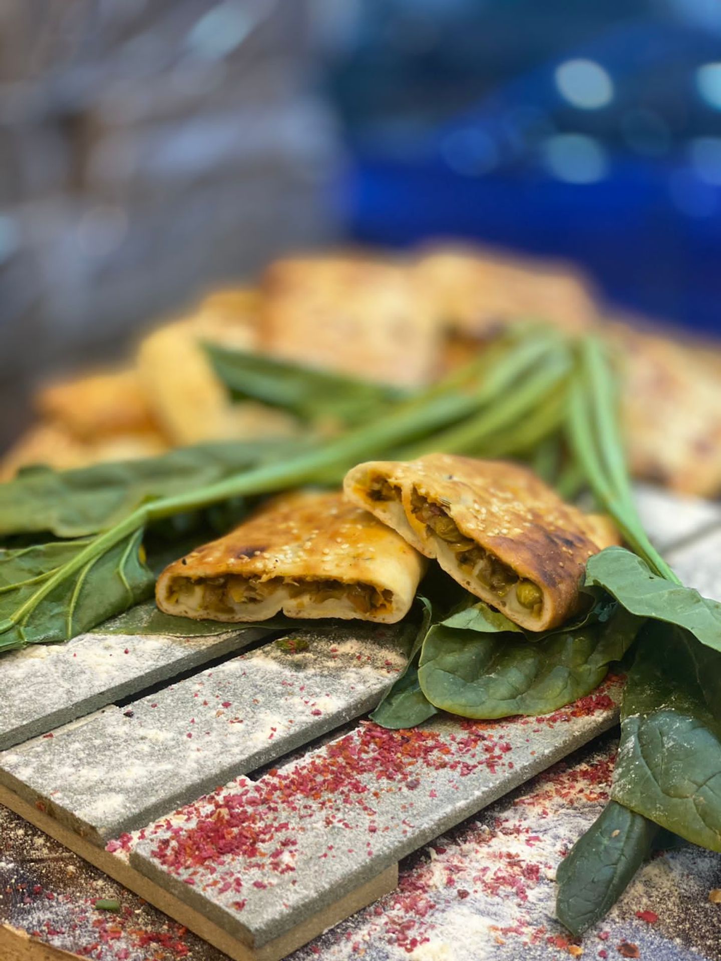 مشطورة السبانخ