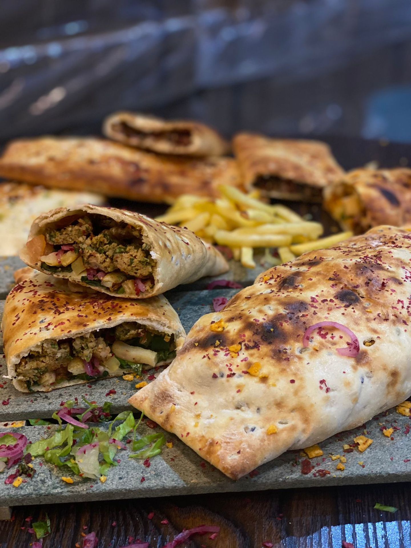 مشطورة كفتة الدجاج