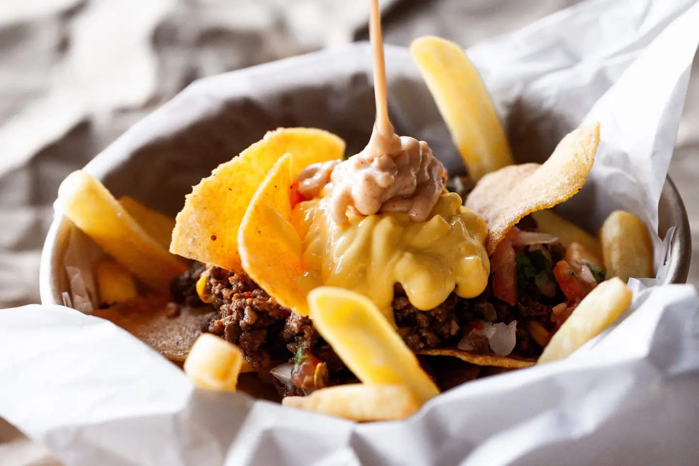 بطاطس ناتشوز