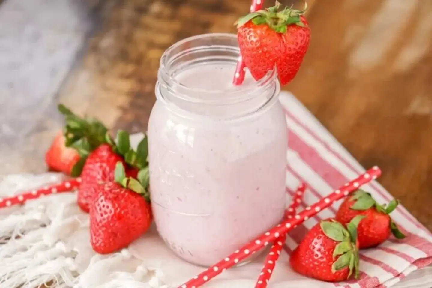 Milkshake With Strawberry
