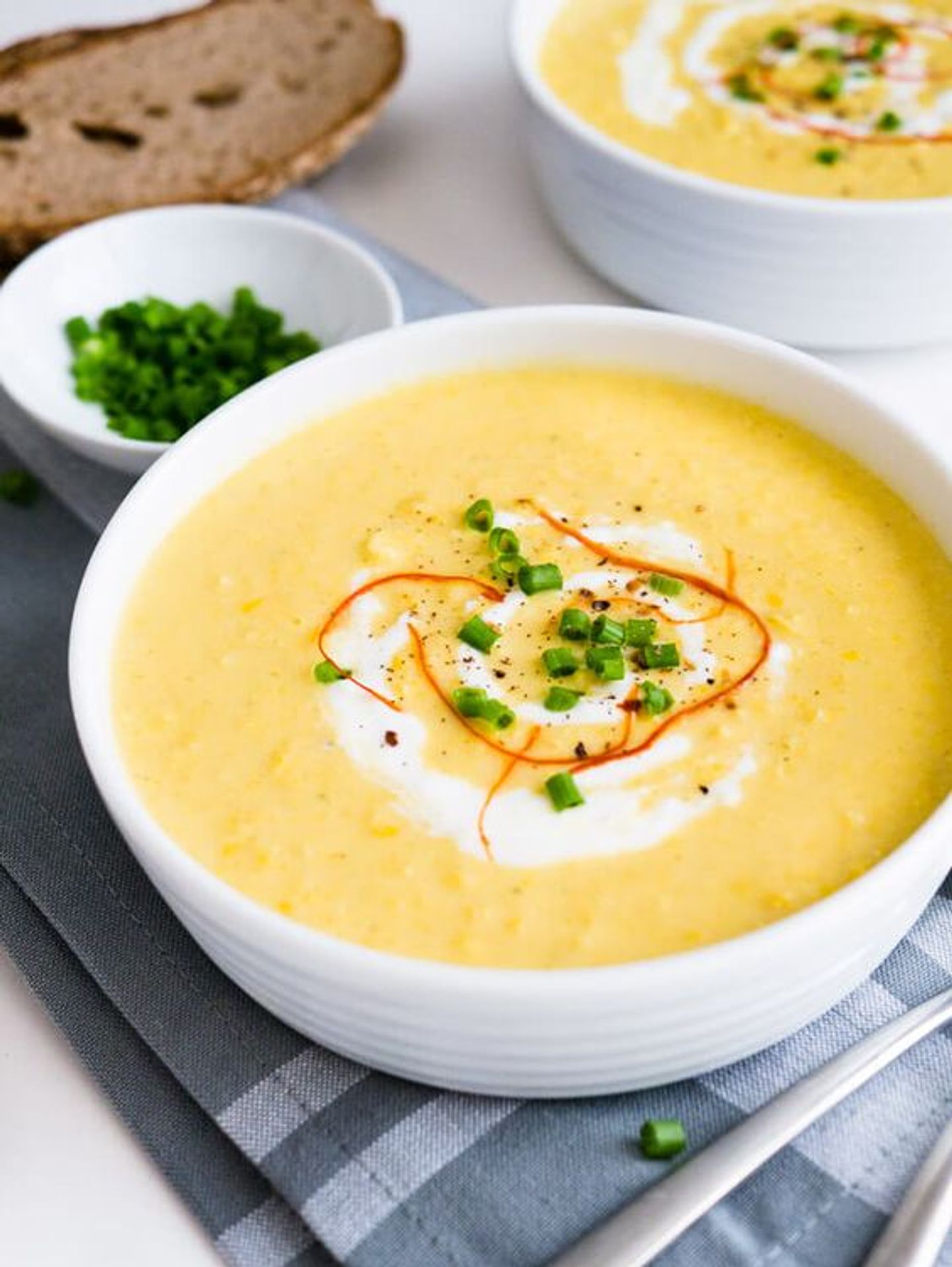 شوربة ذرة مع الخضار