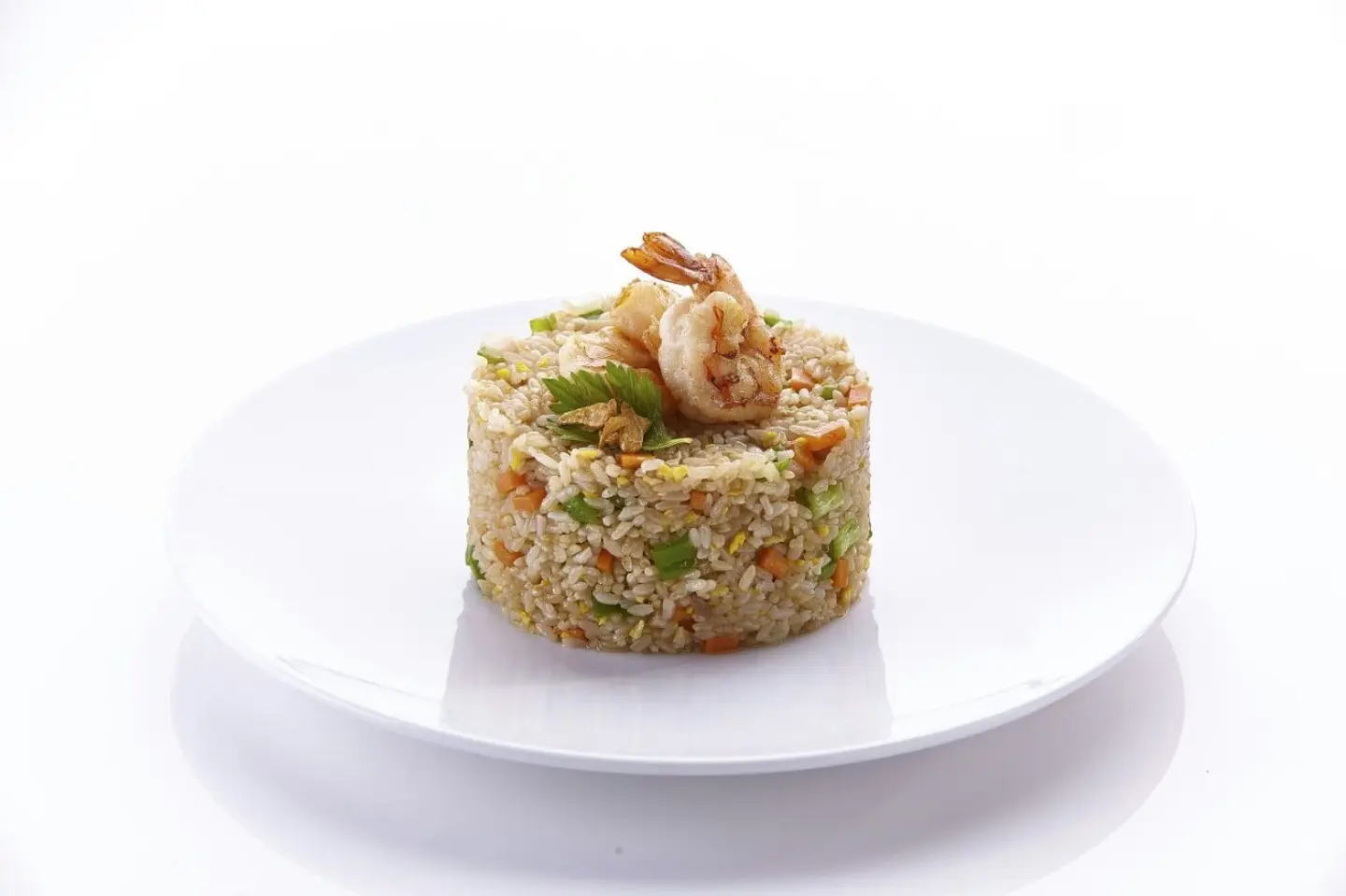 Rice With Shrimp And Garlic