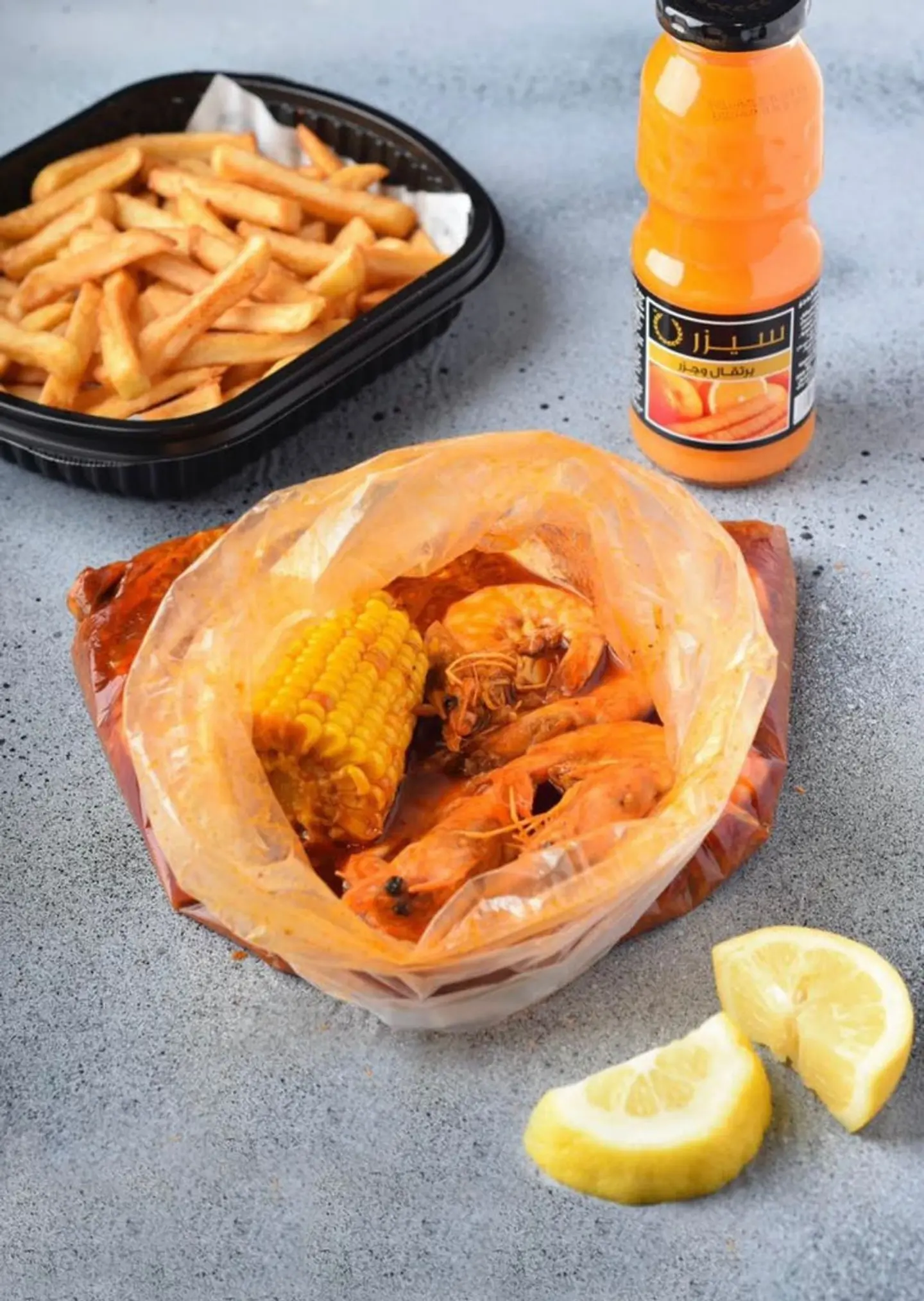 Shrimp Meal With Sauce