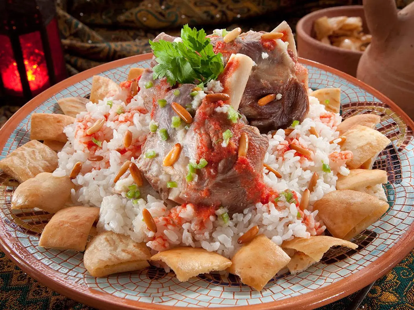 Fatteh With Garlic And Vinegar
