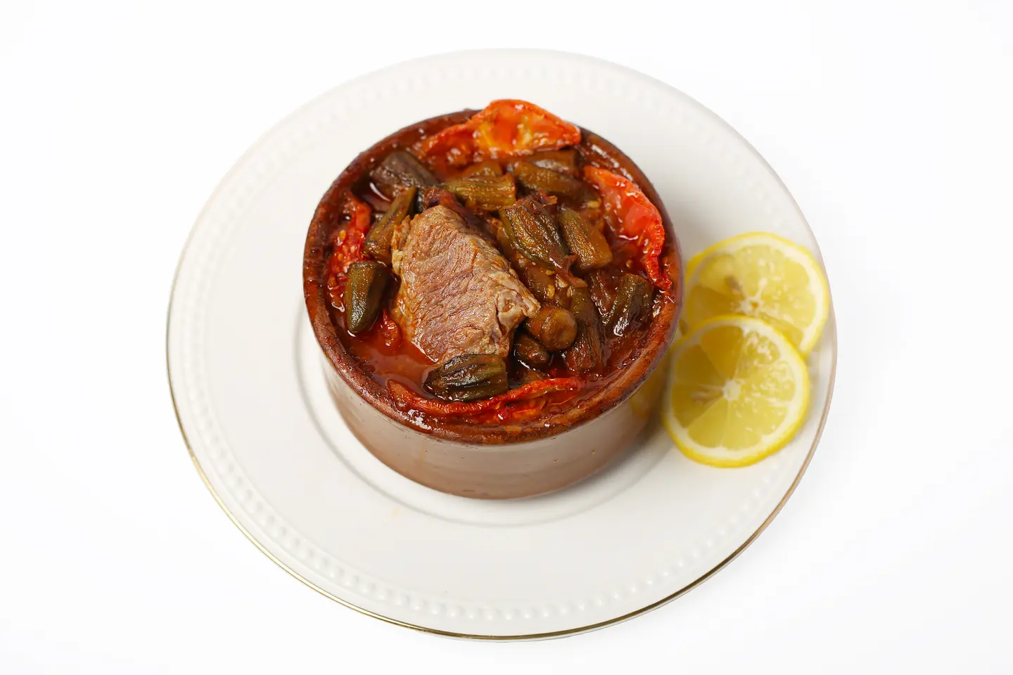 Okra With Meat