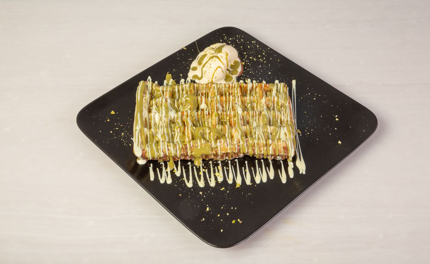 Pistachio Waffle