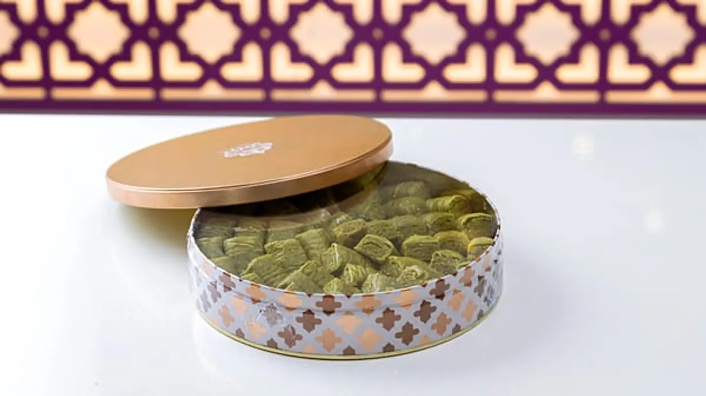 بقلاوة كريم تركي خضراء