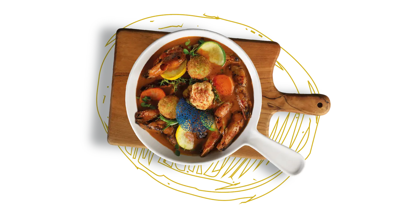 Shrimp Andalouse