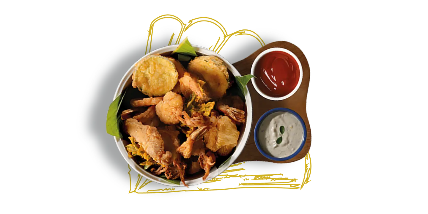 Fried Seafood Tempura