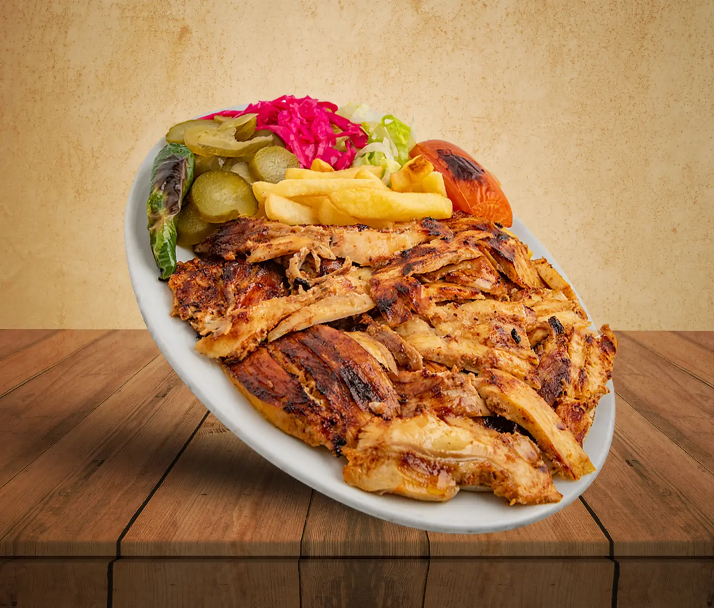 صحن شاورما دجاج