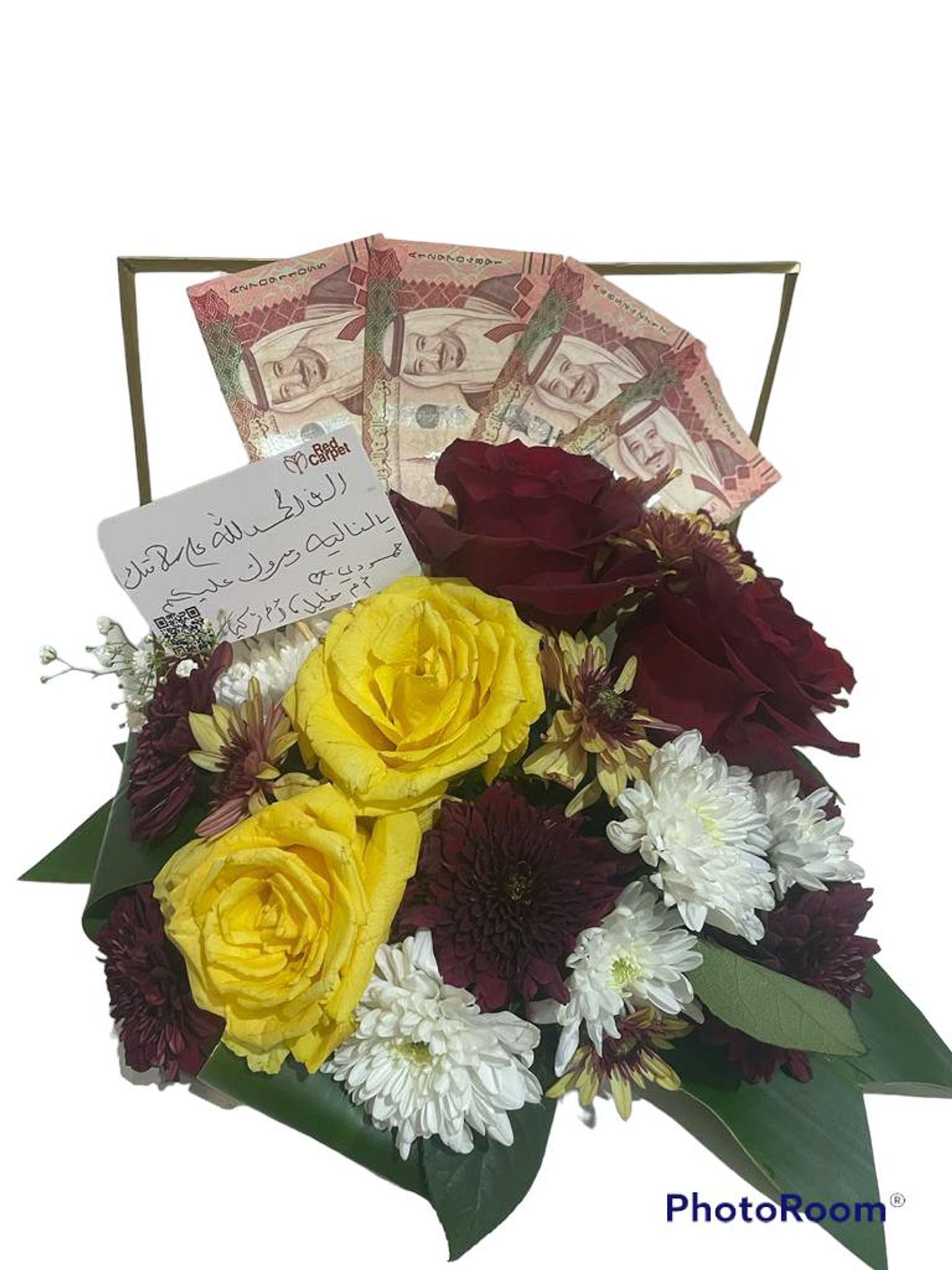 Glass Stand With Red Rose And Yellow,White Chris