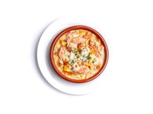 طاجن جمبري مع كريمة