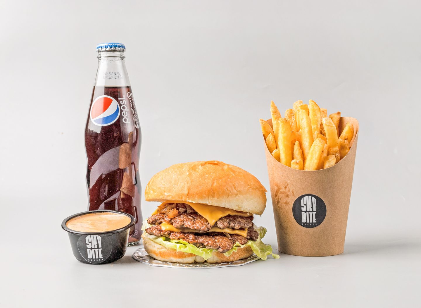 Meat Burger Meal 2x2