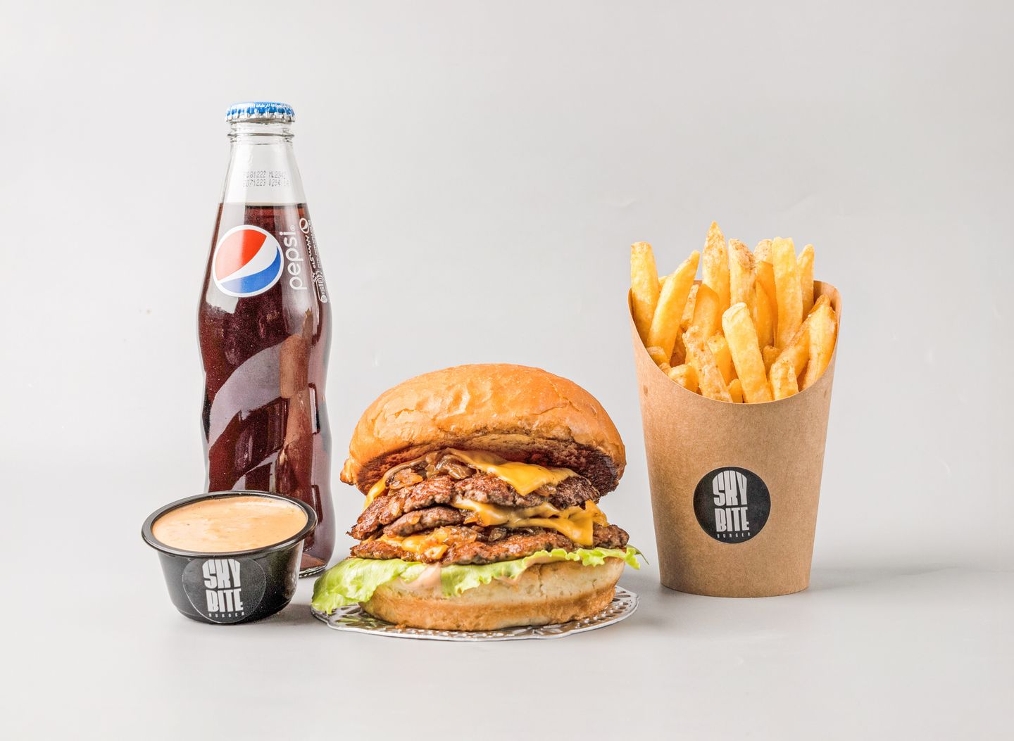 Meat Burger Meal 3x3