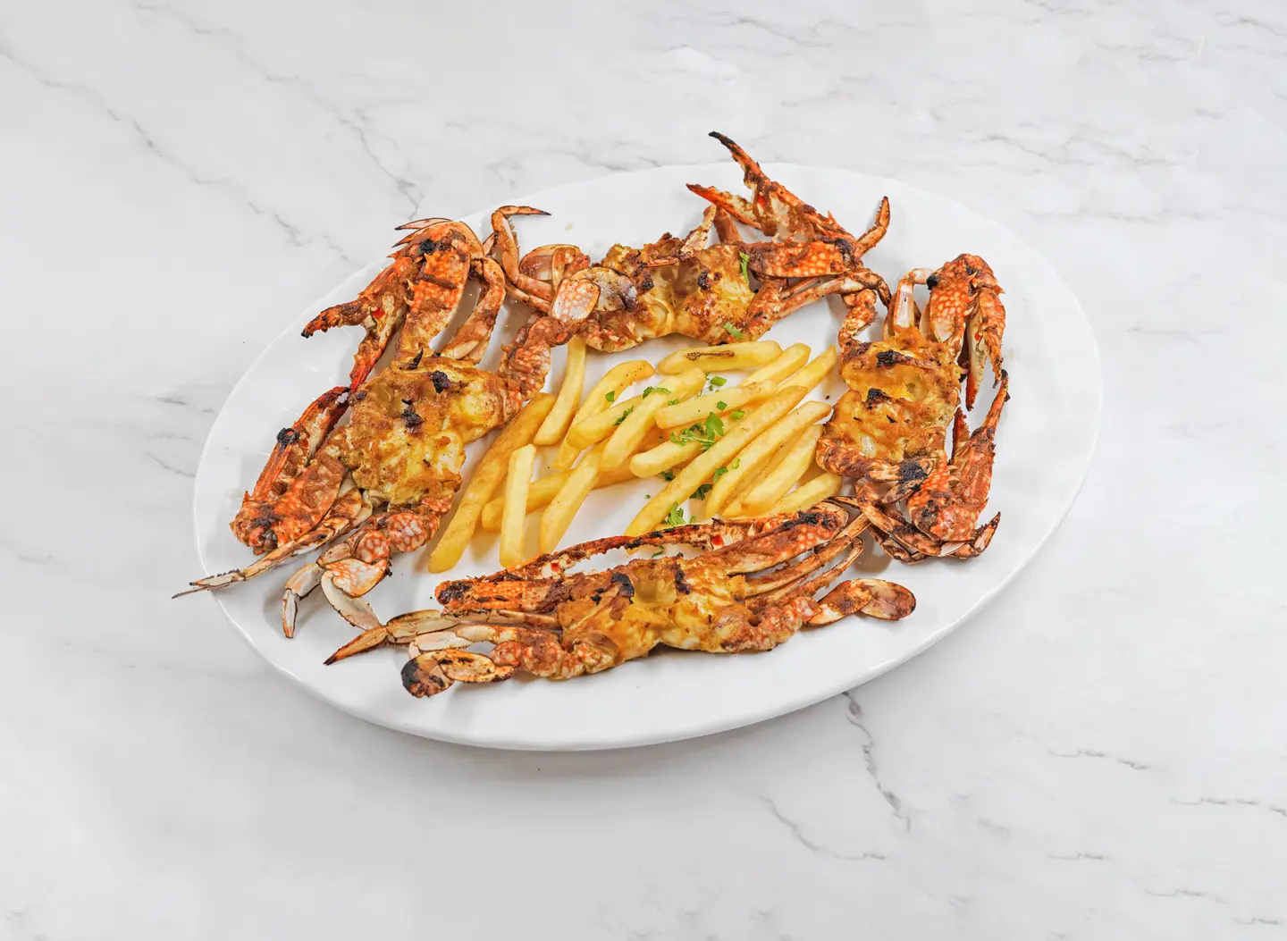 Grilled Crabs