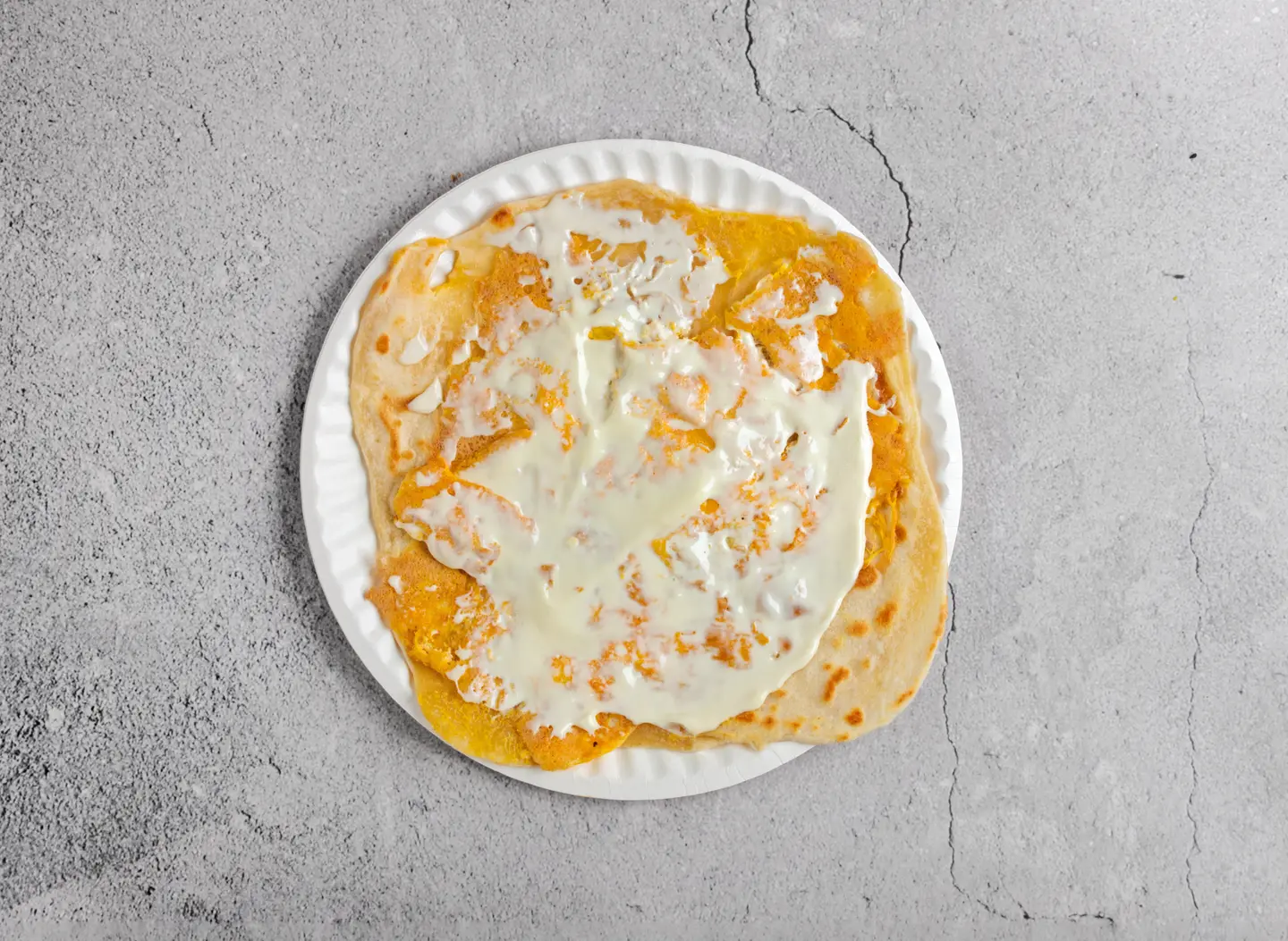 Cream Cheese Egg Chpati