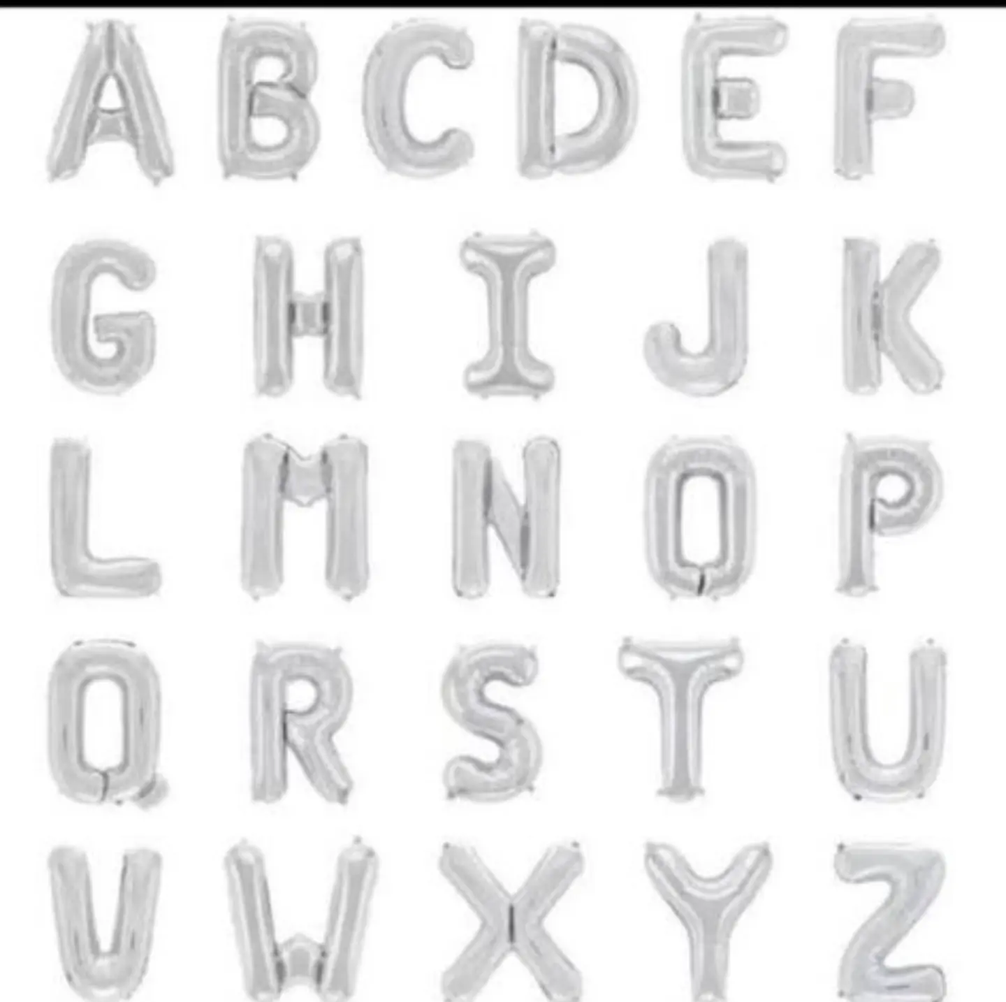 Helium Letter Balloons