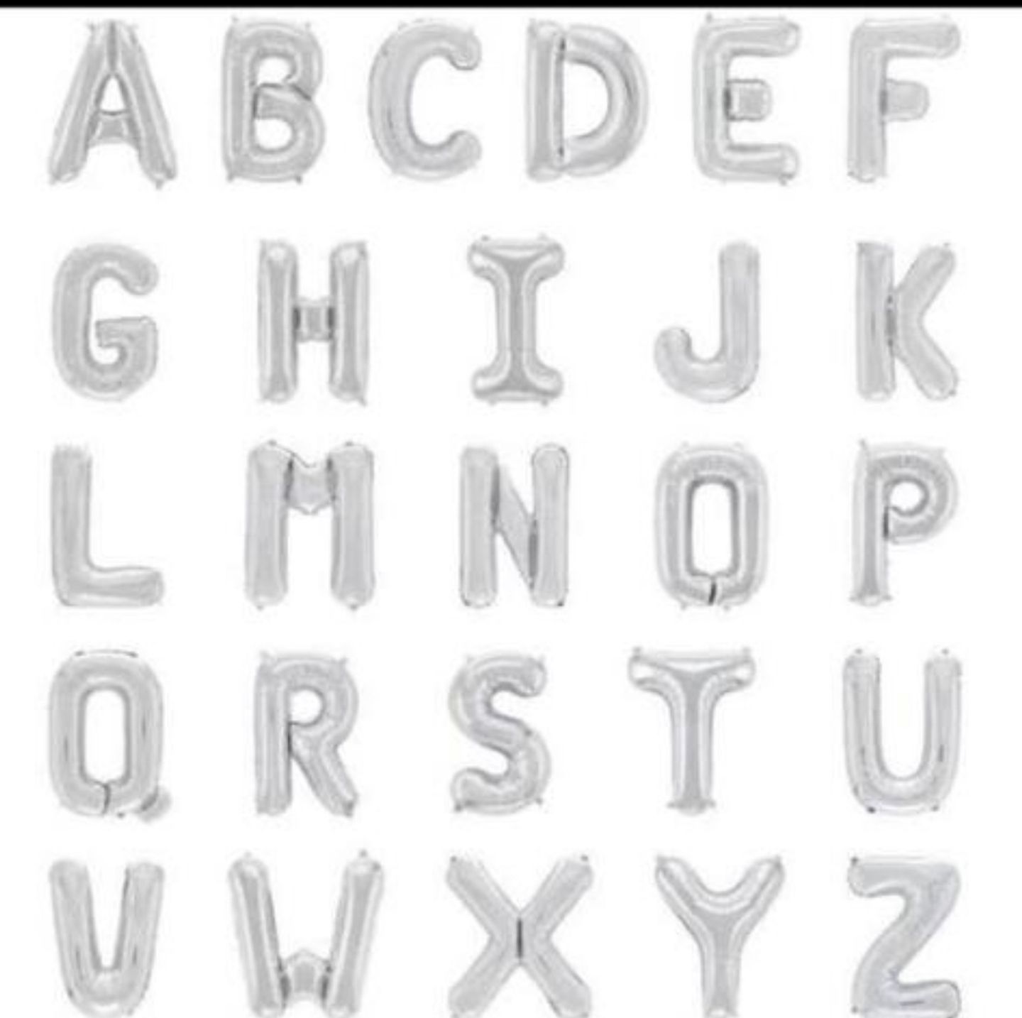 Helium Letter Balloons