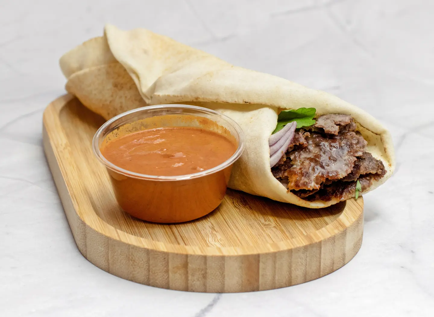 Small Meat Shawarma Shami Bread