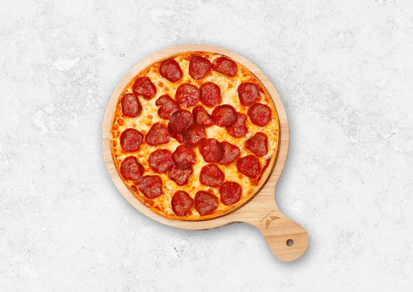 Pepperoni Pizza Pieces Of Meat