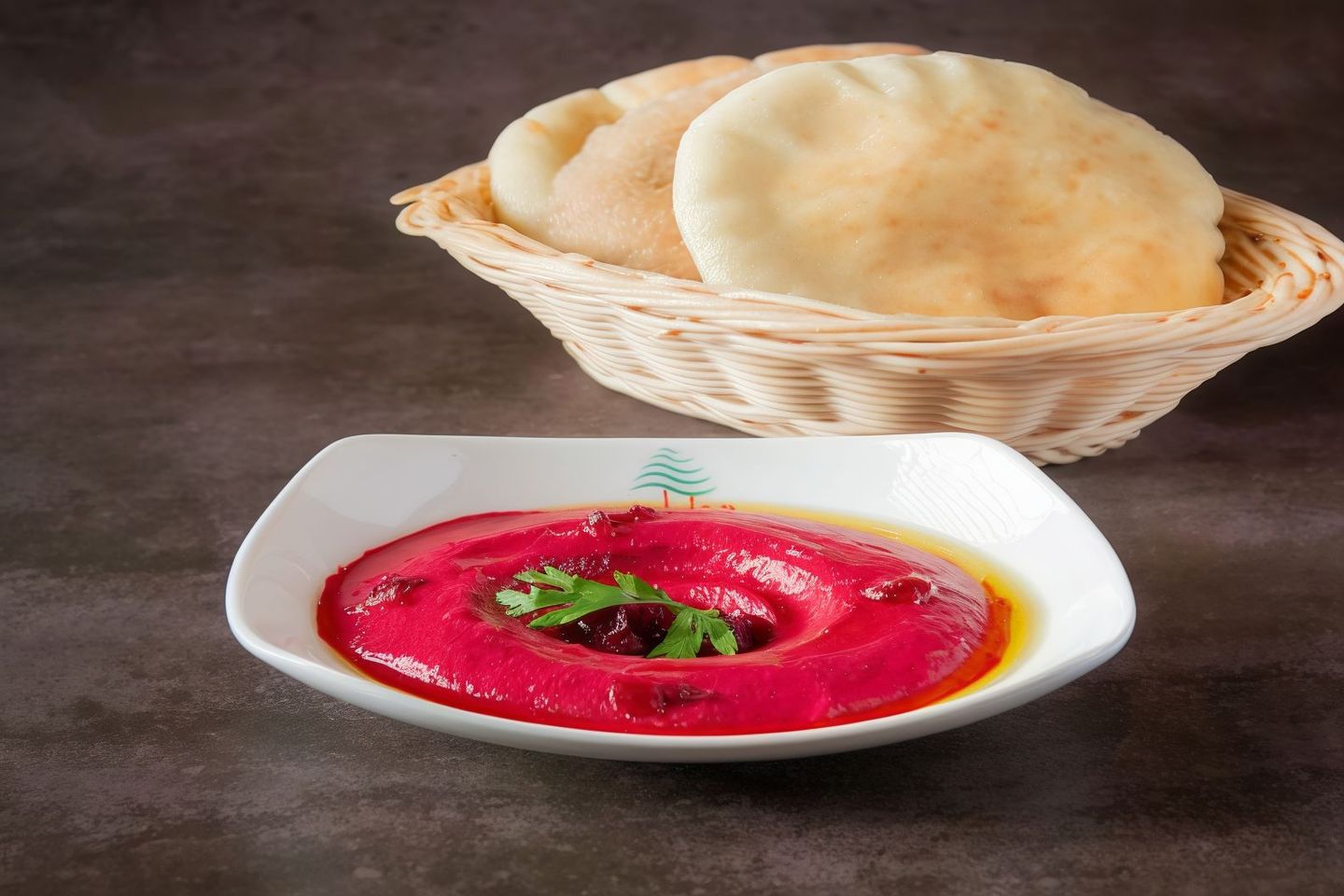 Hummus With Beetroot