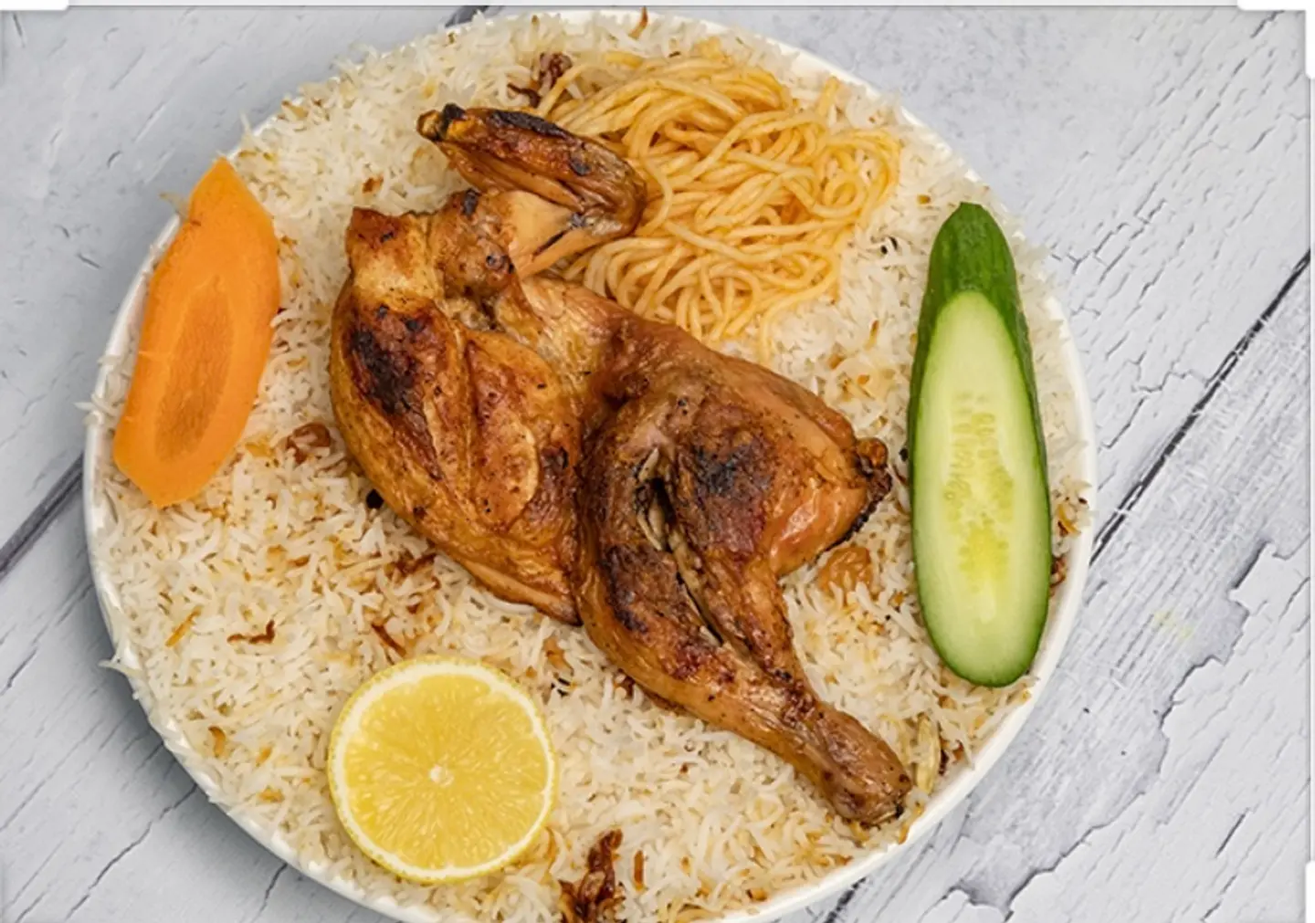 Have Chicken Rais On Charcoal Plain