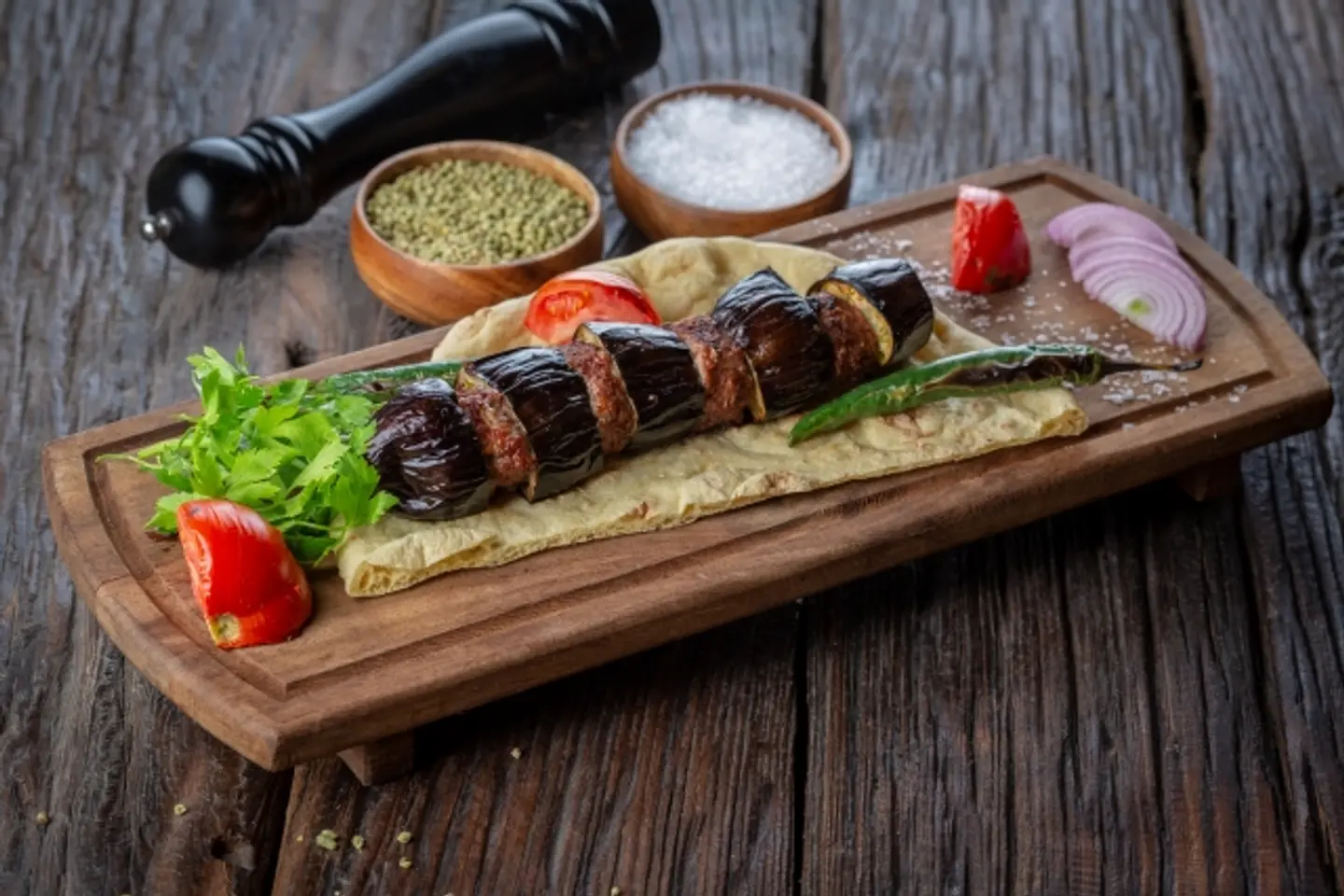 كباب بالباذنجان