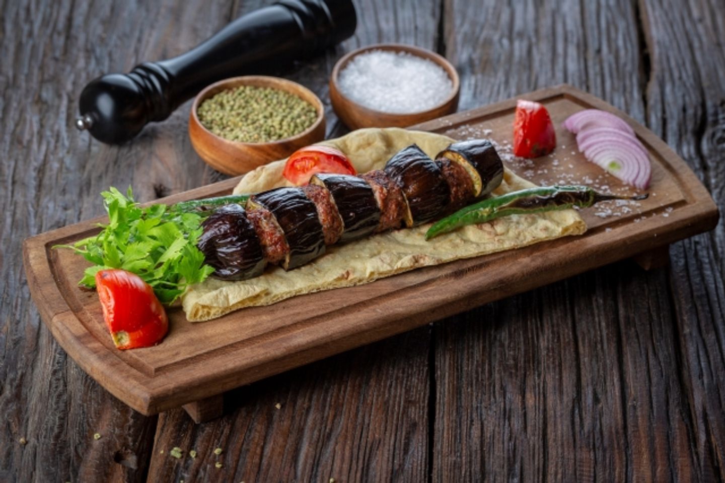 كباب بالباذنجان