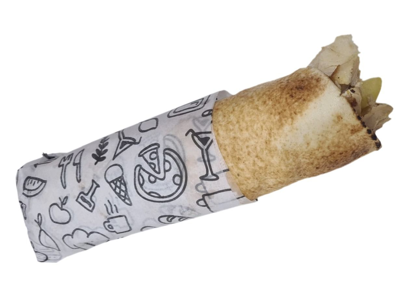 شاورما عادي بالجبنه