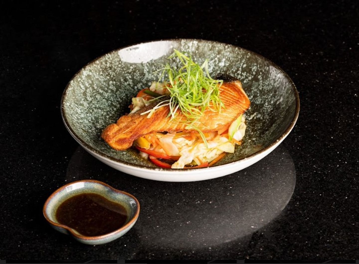 Salmon Teppanyaki