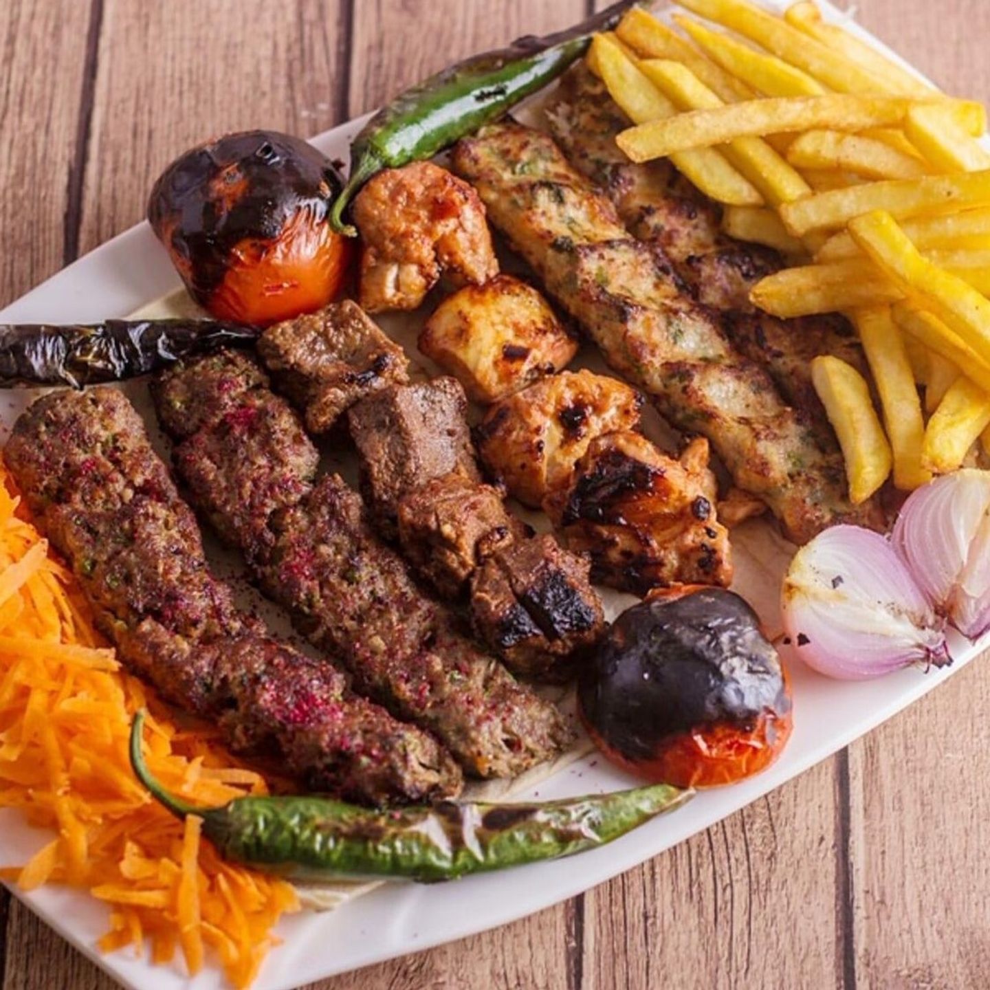 مشاوي مشكل وسط