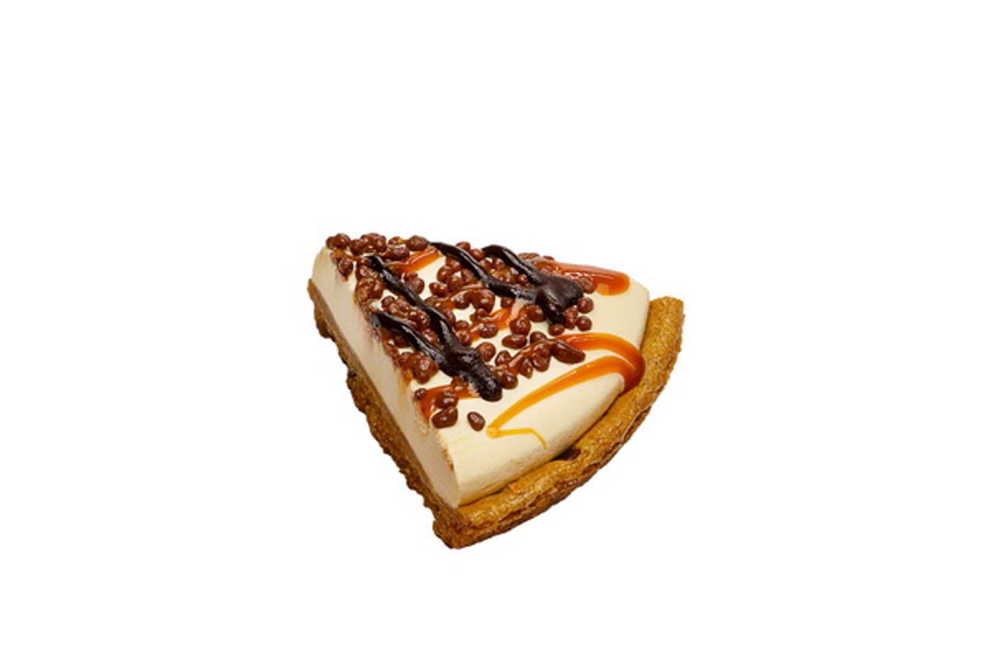 Ice Cream Pizza   Caramel Honeycomb Candy   1 Slice