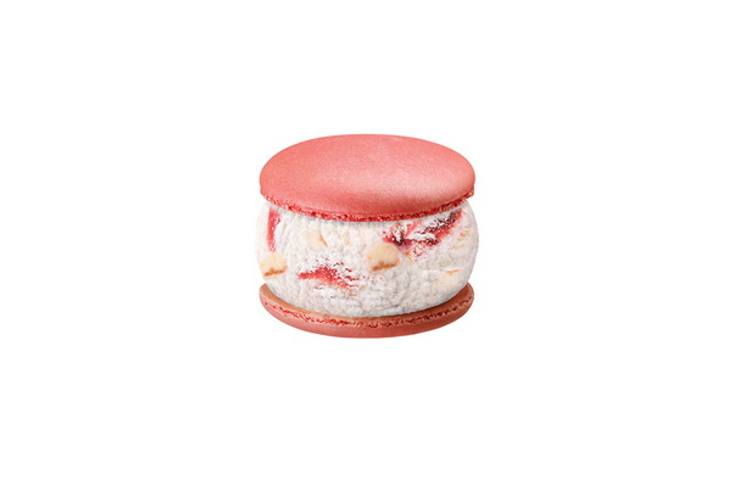 Ice Cream Macaron Strawberry Cheesecake