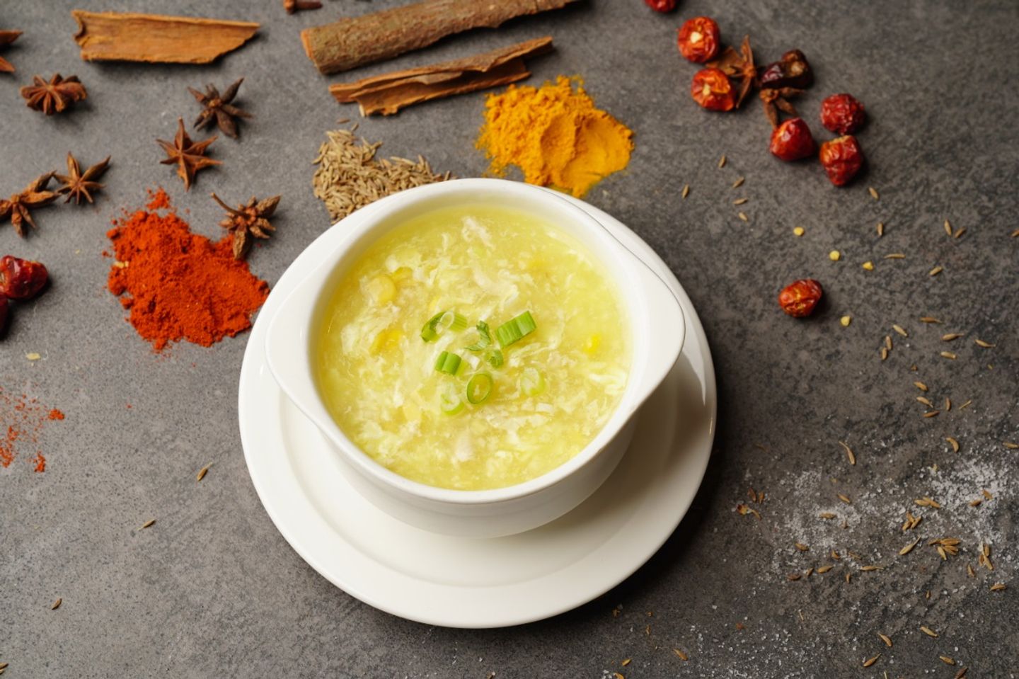 شوربة ذرة الدجاج