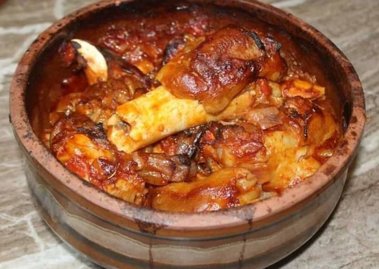 وجبة طاجن كوارع