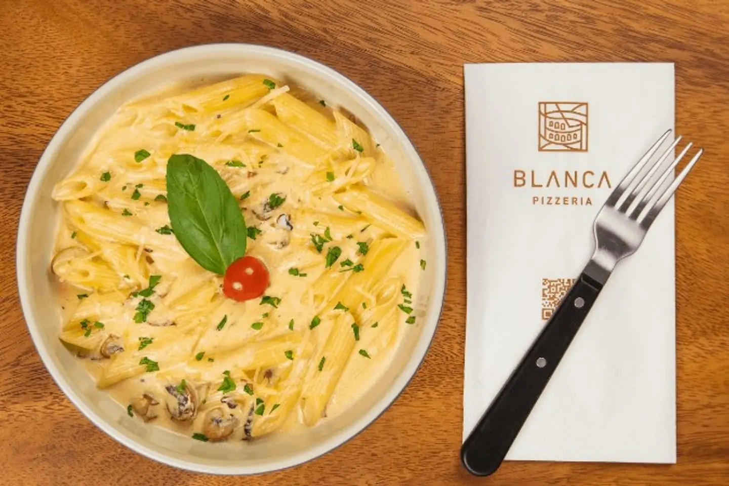 Penne Mushroom Cream