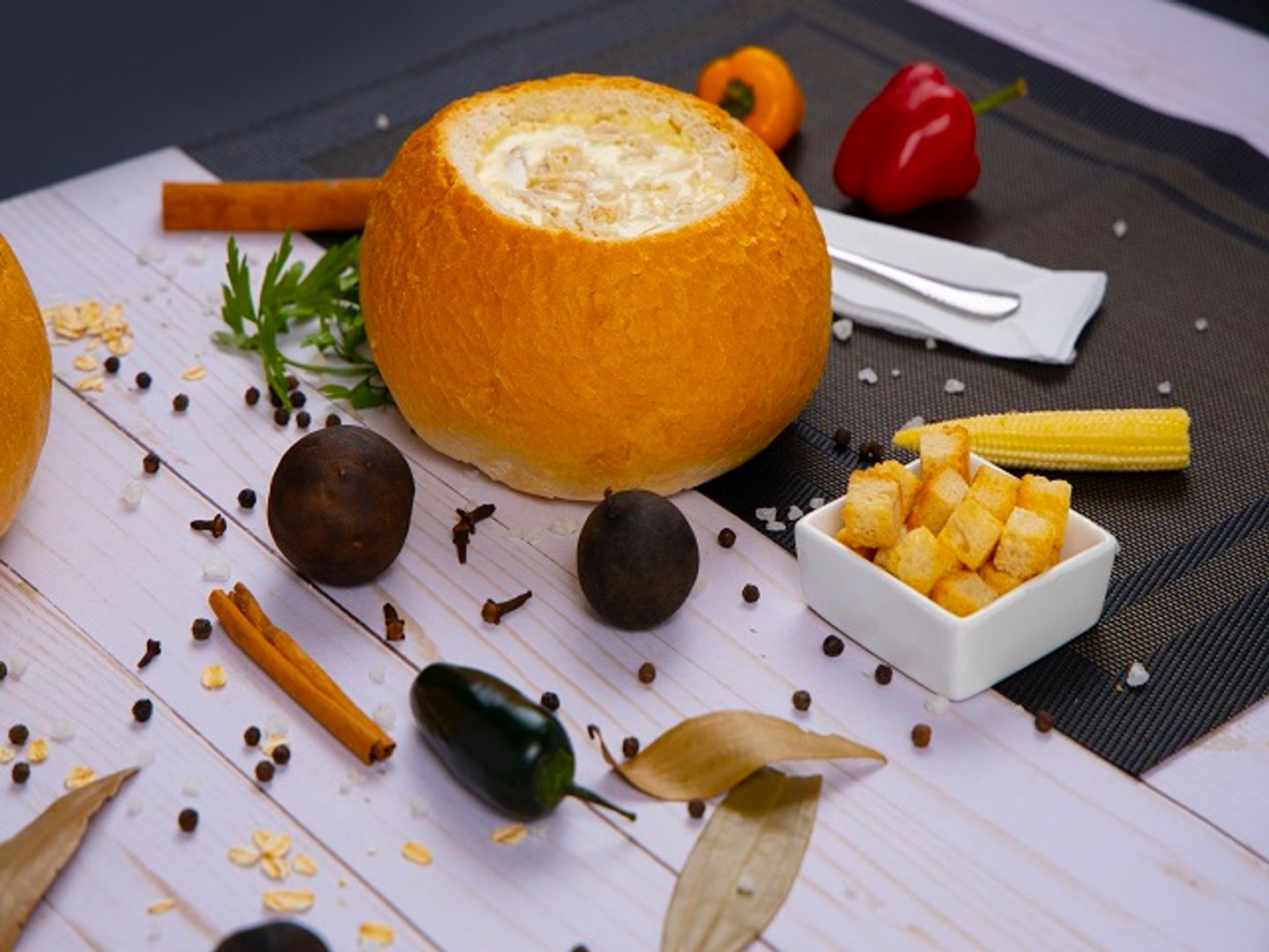 شوربه دجاج بالكريمة