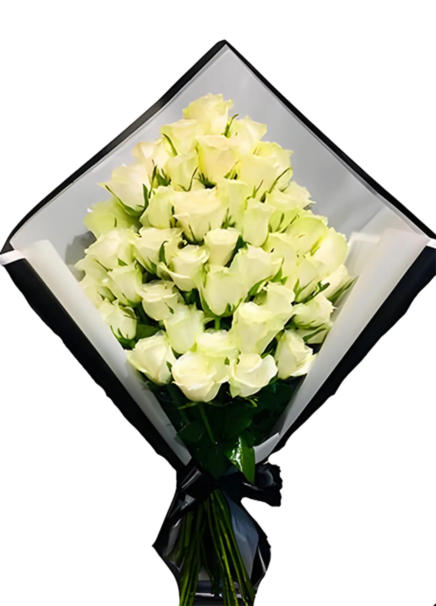 Hand Bouquet For Get Well Soon  With 40 Roses