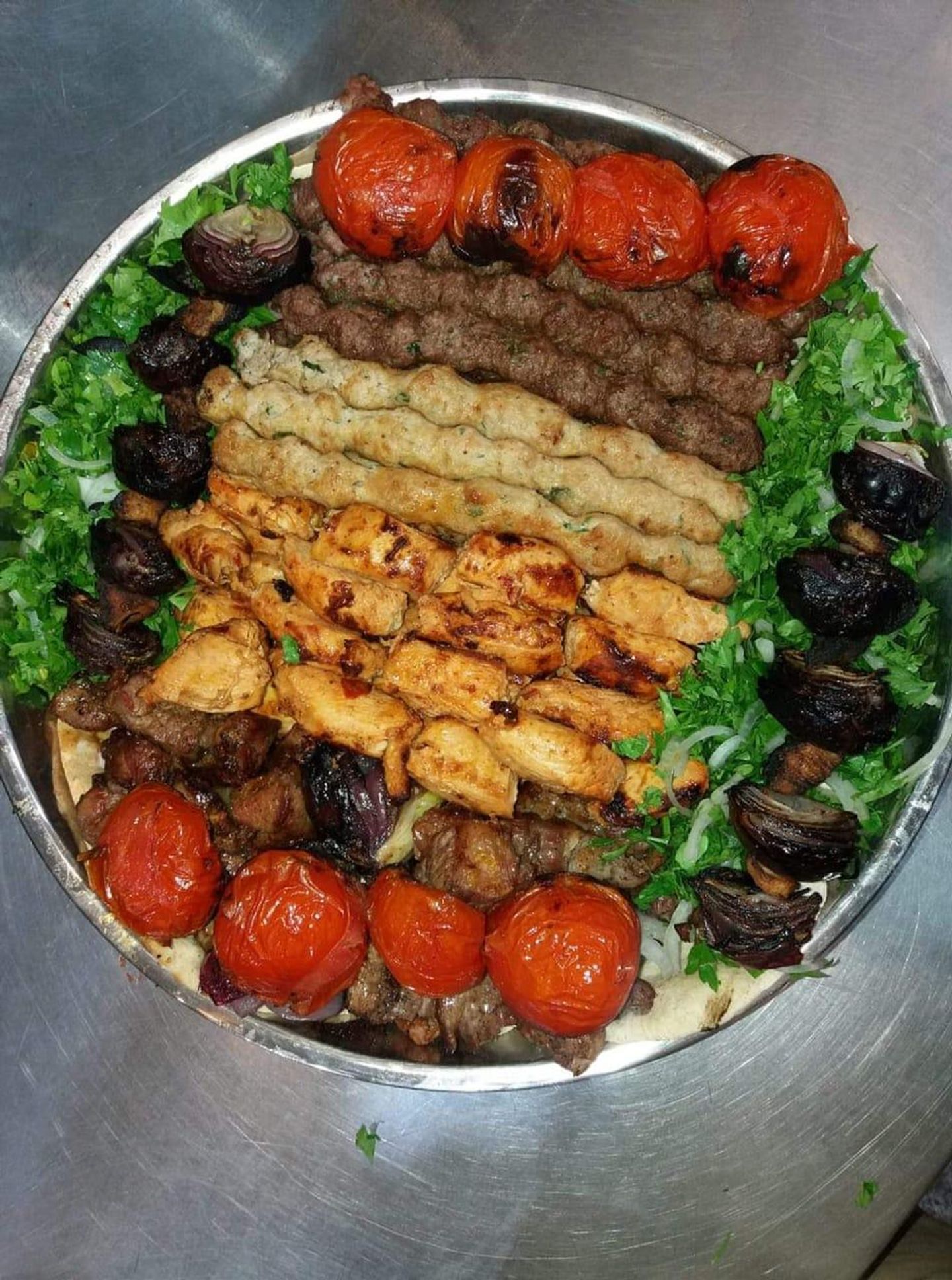 مشكل كباب دجاج وشيش طاووق لشخص