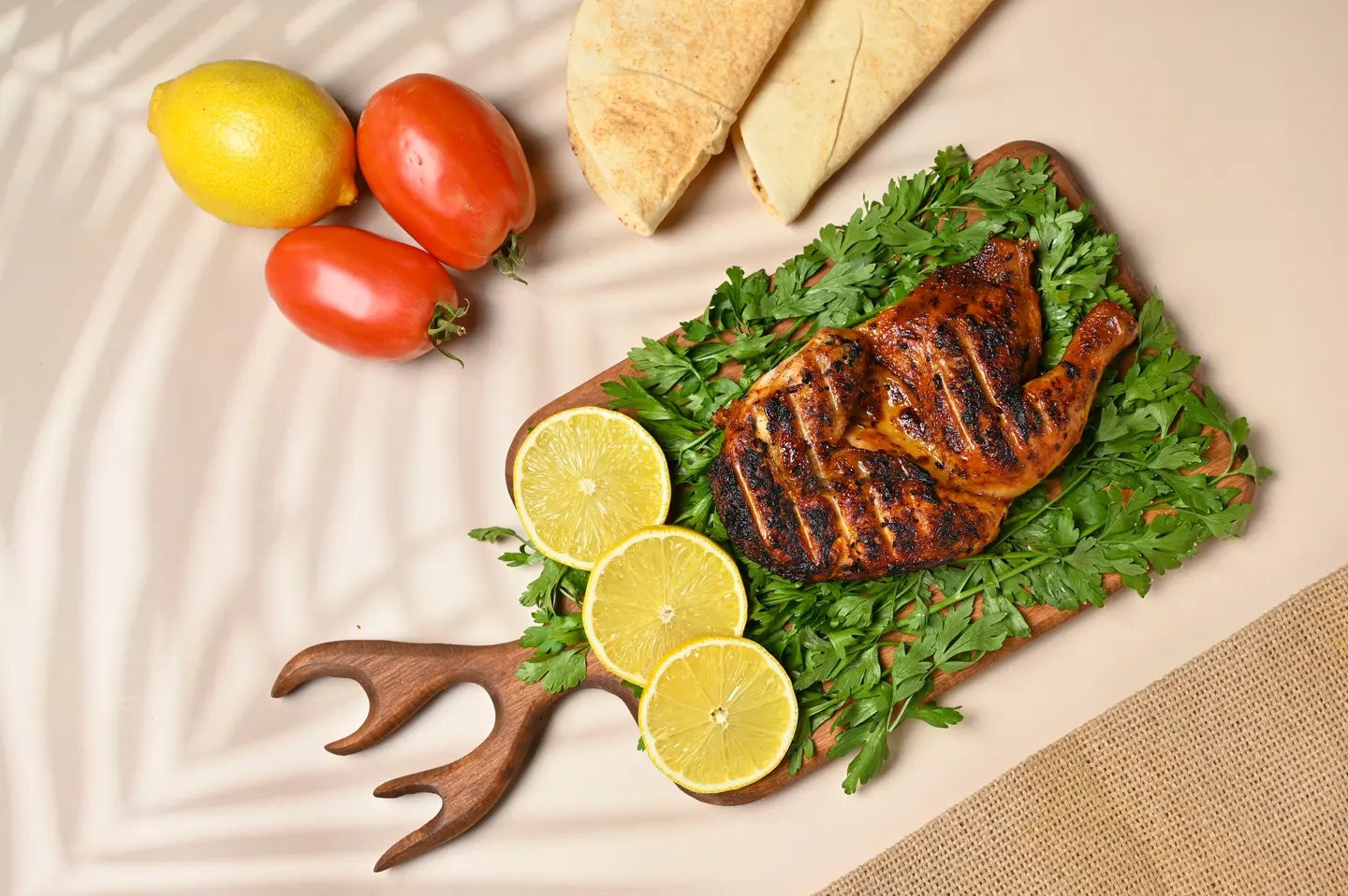 Plain Half Grilled Chicken