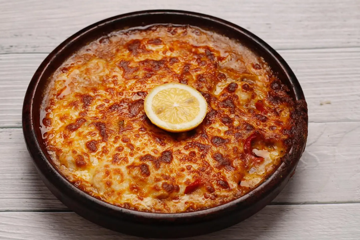 طاجن روبيان بالجبنة - صغير