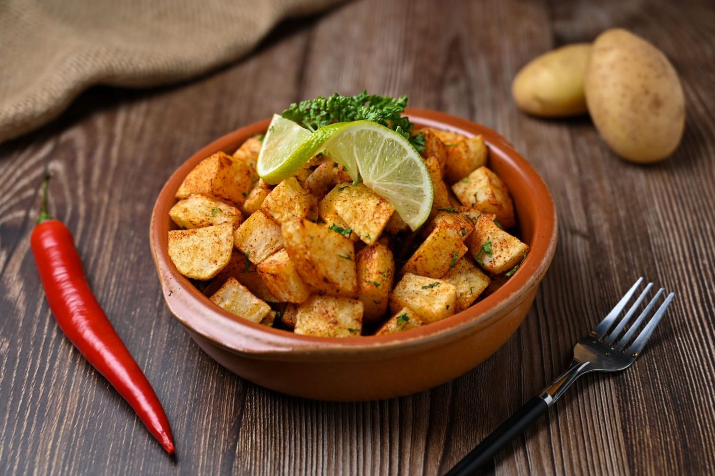 بطاطا حارة