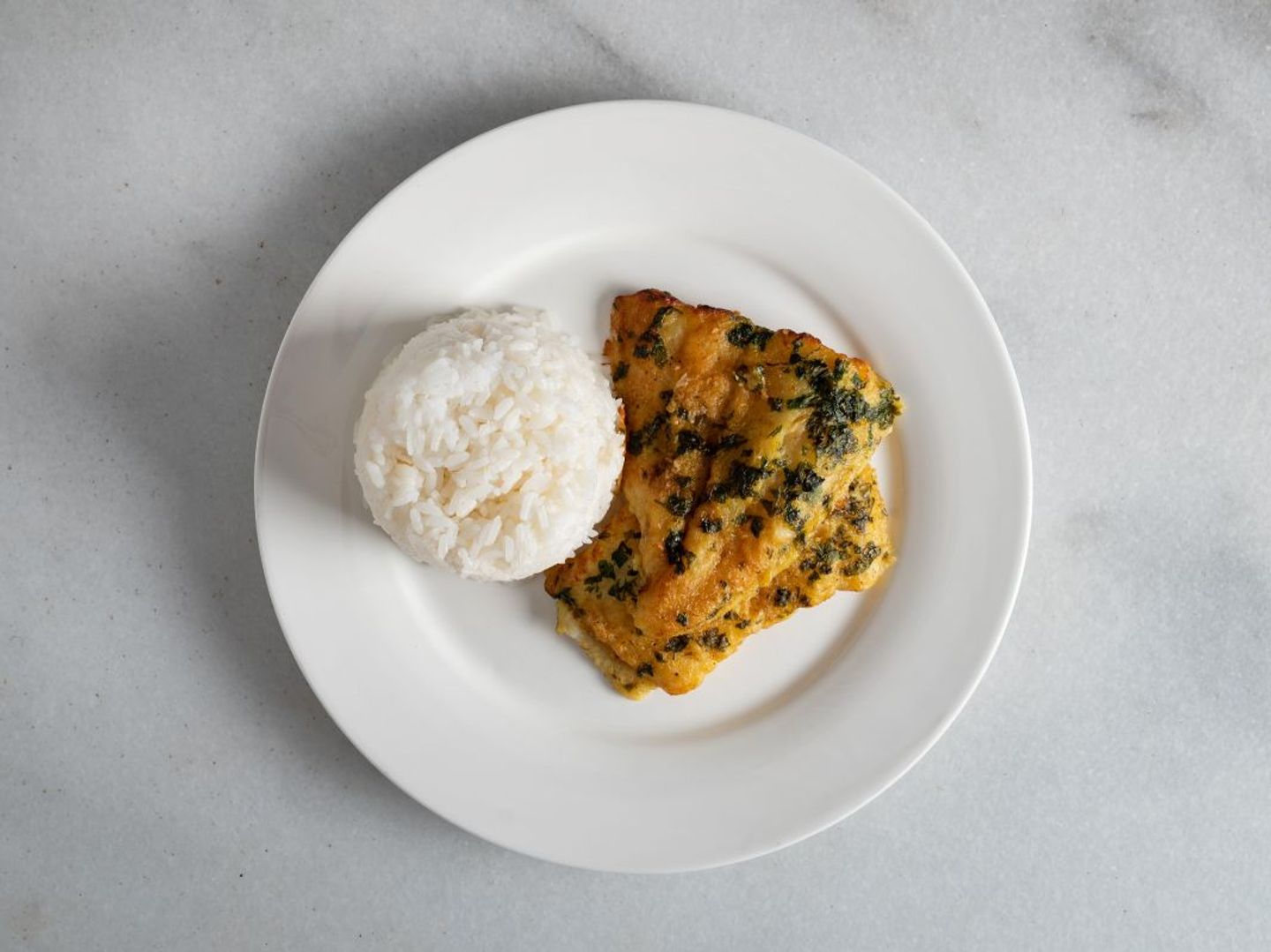 سمك طحينة مع أرز