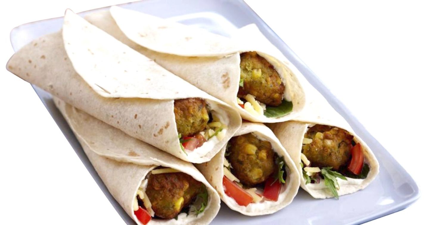 Falafel Bread Tortilla Bor