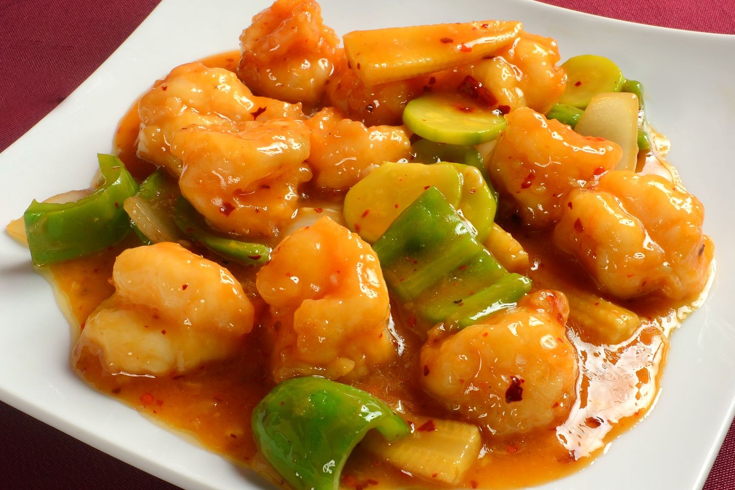 Shrimp Chilli And Garlic Sauce Spicy