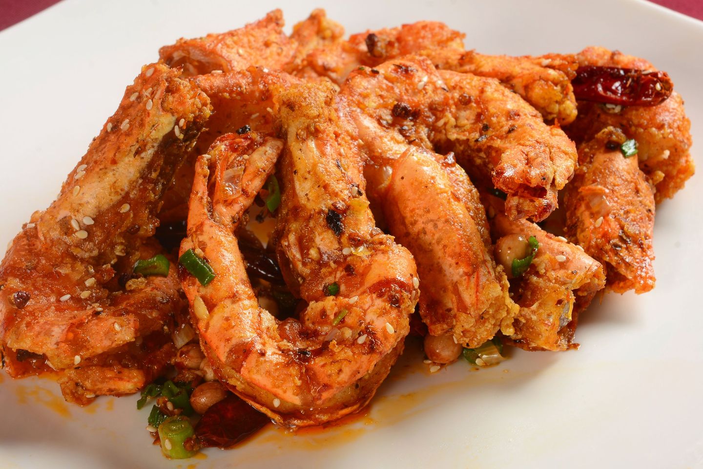 Salted Prawns Fried With Shell