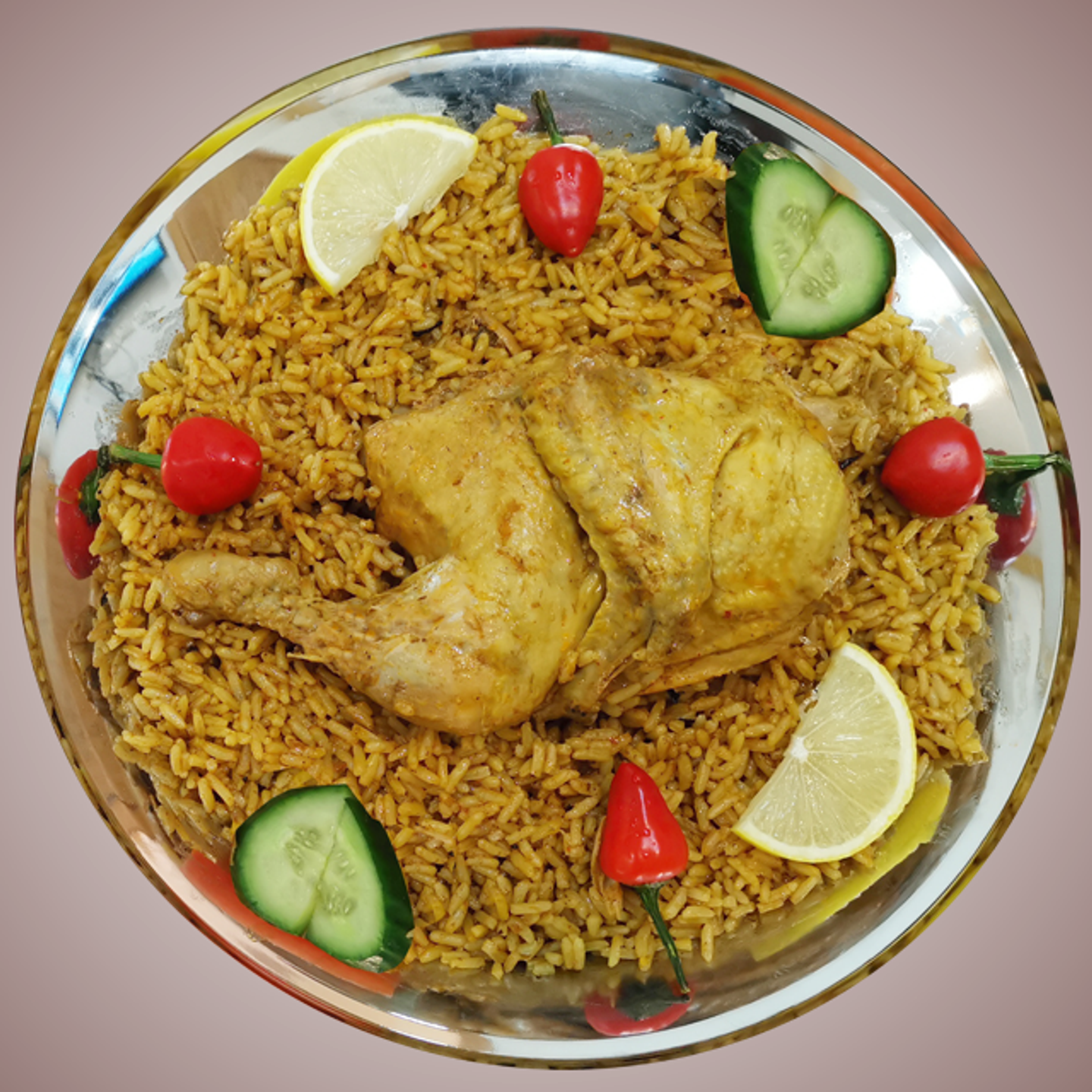 نص دجاج حراق ارز أبو بنت